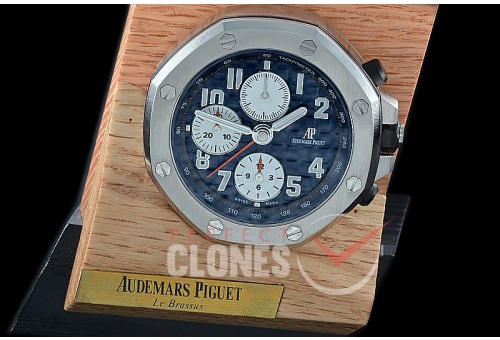 APC-103 TBF Royal Oak Offshore Table Clock - Steel Blue 