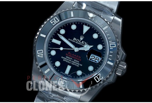 0 0 0 0 0 RLS-SP-036 V6F Blacken Submariner 116610LN PVD/PVD Black A-2824