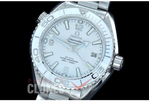 OMCPO395-101S XF/VSF Seamaster Planet Ocean 39.5mm SS/SS White Asian 2824 Mod VS 8800