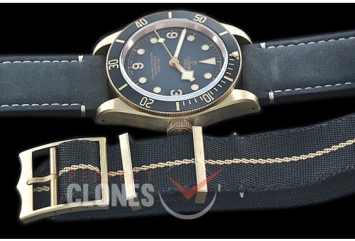0 0 TU00088D XF/VSF V2 Heritage Black Bay 79520BA Bronze David Beckham Special Ed BR/LE Slate Grey M-9015 - Free Nato Strap 