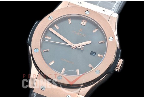 HBFS-45-0023 ANF/OXF Classic Fusion 45mm Automatic RG/LE Grey Asian Clone 2892