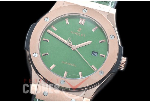 HBFS-45-0025 ANF/OXF Classic Fusion 45mm Automatic RG/LE Green Asian Clone 2892