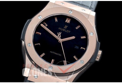HBFS-45-0022 ANF/OXF Classic Fusion 45mm Automatic RG/LE Black Asian Clone 2892