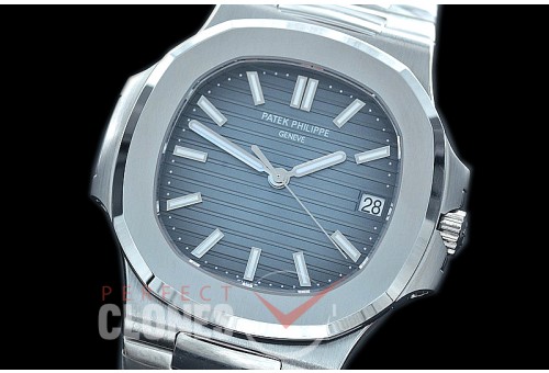 PP00602S 3KF UV Nautilis 5711 SS/SS Grey/Blue Asian Clone Calibre 324SC