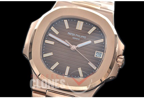 PP00612S 3KF UV Nautilis 5711 RG/RG Brown Asian Clone Calibre 324SC