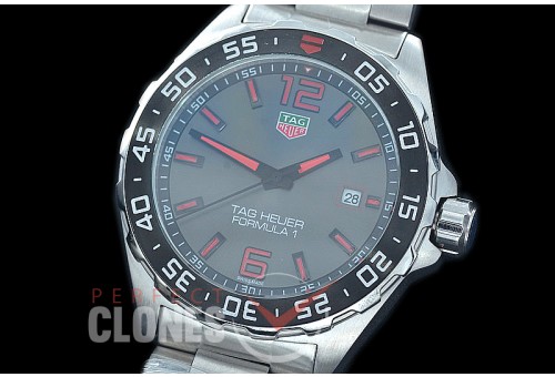 0 0 0 0 TGF1-50004 Formula 1 Automatic SS/SS Grey/Red A-2813 