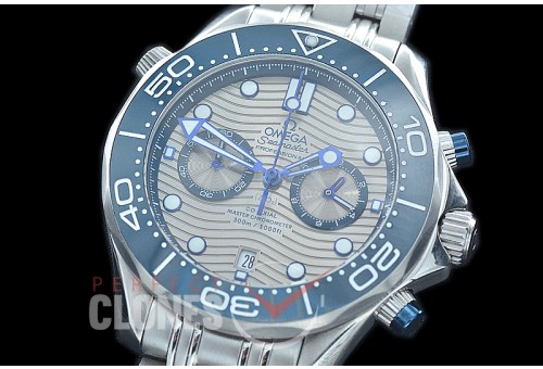 OMSEC-1013 Seamaster 300m Professional Chronograph SS/SS Grey OS20 Quartz