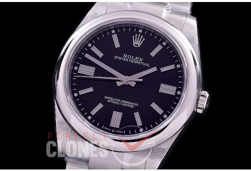 RLOY-41-102S BP Osyter Perpetual 41mm 124300 SS/SS Black Sticks SA 3230