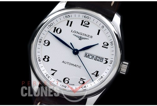 0 LG00181 XF Master Daydate Automatic Date SS/LE White Numeral A-2824