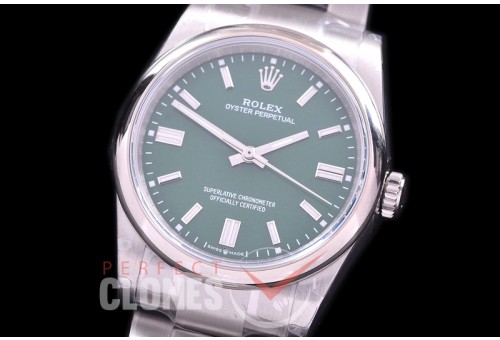 RLOY-36-104S BP Osyter Perpetual 36mm 126000 SS/SS Green Sticks VR 3230