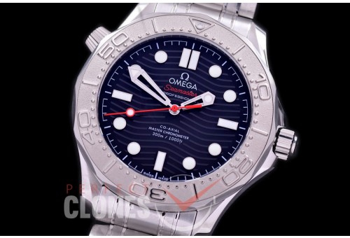 0 OM300M-0002S XF/VSF Seamaster Diver Nekton Edition 300M SS/SS Black Asian 2824 Mod 8806