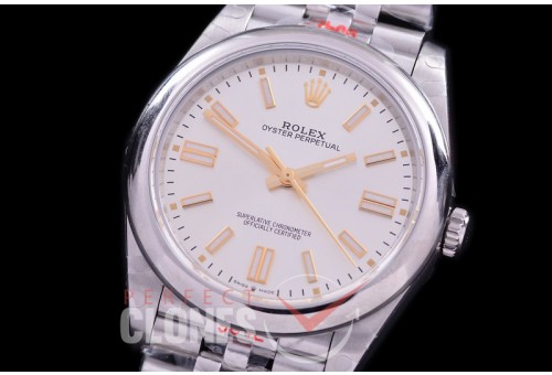 RLOY-41-031S GMF 904 Steel Osyter Perpetual 41mm 124300 SS/SS Silver Sticks VR 3230