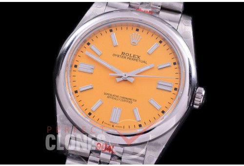 RLOY-41-036S GMF 904 Steel Osyter Perpetual 41mm 124300 SS/SS Yellow Sticks VR 3230