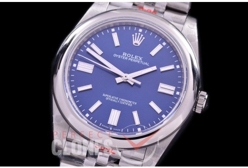 RLOY-41-033S GMF 904 Steel Osyter Perpetual 41mm 124300 SS/SS Blue Sticks VR 3230