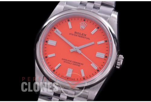 RLOY-36-115 BP Osyter Perpetual 36mm 126000 SS/SS Coral Red Sticks A-2836