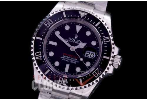 0 0 0 0 0 RLSD00806 XF/VSF 2017 43mm Sea Dweller 4000 126600 SS/SS Black A-2824 904L Steel
