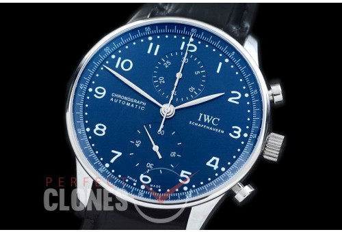 IWPG-150-102 YLF 3716 Portugieser Chrono 150 Years Edition SS/LE Blue A-7750