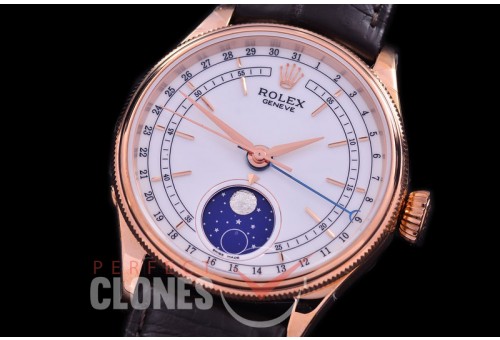  0 0 0 RLCMP00031 BP 50535 Cellini Moonphase RG/LE White Sticks SA 3195