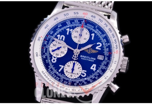 0 0 0 0 0 0 BLNVC-41-103M ANF/OXF Navitimer 41mm Chronograph SS/ME Blue Num A-7750 28800