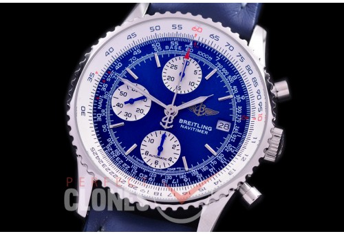 0 0 0 0 0 0 BLNVC-41-108L ANF/OXF Navitimer 41mm Chronograph SS/LE Blue Sticks A-7750 28800