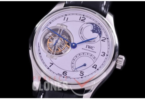 0 0 0 IWPTB00011 BBRF IW590202 Portugieser Constant Force Tourbillon Edition150 years SS/LE White Seagull Bridged Tourbillon 