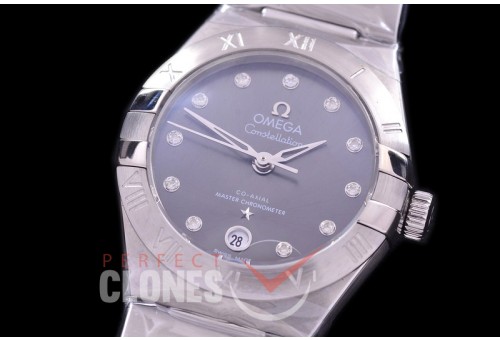 0 OMCON-29-113 Constellation Automatic Date 29mm SS/SS Grey Diam Eta 2688 Mod to Calibre 8700