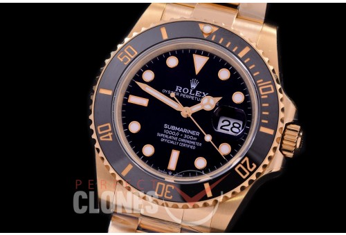  RLSF-41-0901 BP 2020 41mm Submariner 126618LN YG/YG Black A-2813 - Lite 