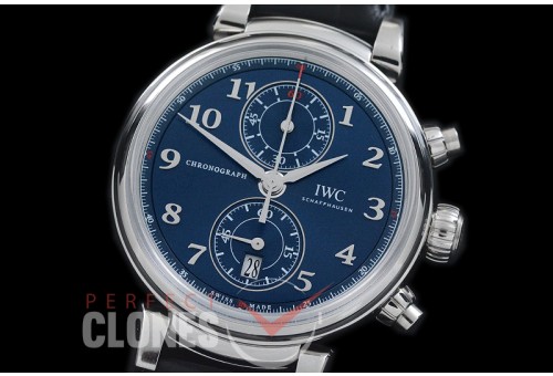 IWDV-053 Da Vinci Chronograph iW393402 Sport for Good Foundation SS/LE Blue A-7750
