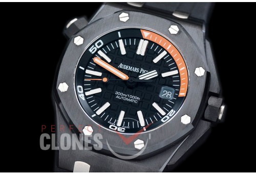 AP00033 Royal Oak Diver 15707 V2 CER/RU Black A-3120