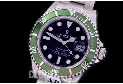 0 0 0 RLSS00422 ARF/JF 904L V2 16610LV Submariner SS Black SH 3135