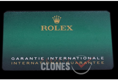 RLACC-907 2020/2021 New Design Rolex Warranty Cards with Matching Model / Serial Printed + NFC Scan 