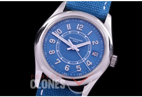 0 0 PP-6007-002 3KF Calatrava 6007A New Manufacture Limited Ed SS/LE Blue Miyota 9015 Modified Calibre 324SC