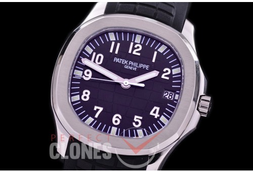 0 0 PPAQ-5167-031 PF Aquanaut 5167 SS/RU Black Miyota 9015 Modified Calibre 324SC