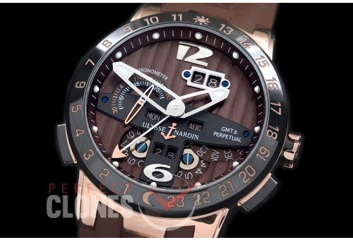 0 0 UNEL-108 El Toro Perpetual Calender RG/CER/RU Brown Asian Customized Calibre UN-32