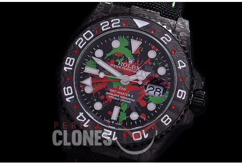 RLGFC-121 JHF DIW NTPT GMT 116710 Special Edition FC/NY Black/Paint Splatter CF SA 3186 CHS