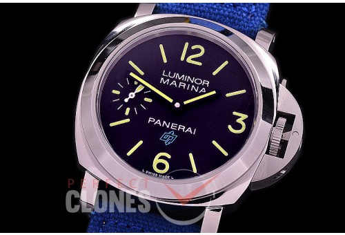 0 0 0 0 PN777U02 HWF Pam 777 U Series Luminor Marina Blue Logo SS/LE Black A-6497