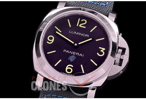 0 0 0 0 PN77402 HWF Pam 774 Luminor Base Blue Logo SS/LE Black A-6497