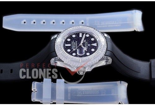 RLS-PL-116 KZF Phantom Lab Collections Submariner 116610 Black Galaxy SS/RU SA 3135