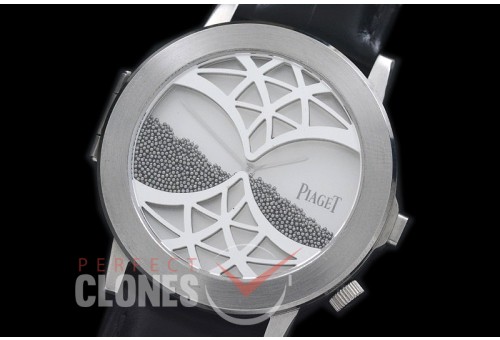 0 0 0 PI-ALP-081 Altiplano Double Jeu Paris Inspirations Limited Ed SS/LE White Jap Quartz 
