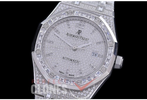 AP15400-011A Royal Oak 15400 Ultra Bling SS/SS Diam Crested AP 3120