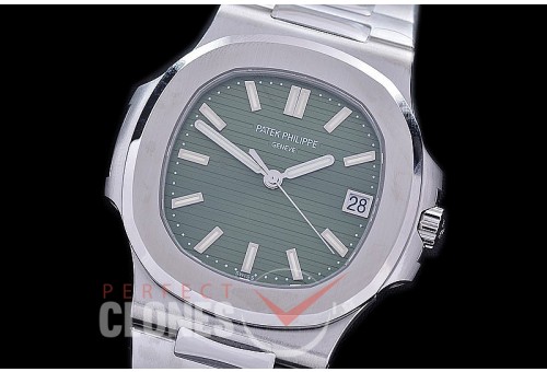 PP00384S PPF Nautilis 5711 SS/SS Green Miyota 9015 Modified Calibre 324SC