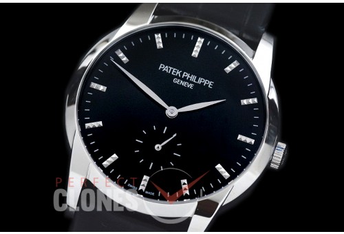 PP-7122-102 Calatrava 7122 SS/LE Black Asian Customs H/W Mod Calibre 215 