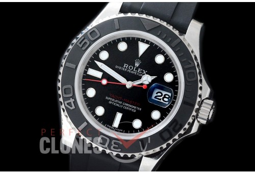 RYMEN00078R JF/ARF Yachtmaster Men CER/SS Black SH 3135 