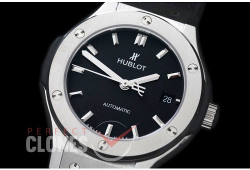 HBFS-38-1002 Classic Fusion 38mm SS/LE Black Asian Clone 2892