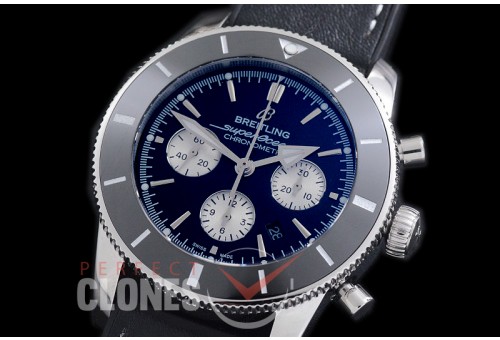 0 BLSF05002L Superocean Heritage Chronograph SS/LE Black A-7750