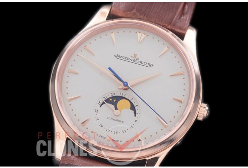 0 0 JLMA-126 Master Automatic Calender Ultra-thin SS/LE White Asian Customized Clone Calibre JL 925