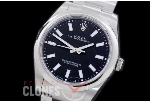 RLOY00027S BP Osyter Perpetual 114300 SS/SS Black SA 3132