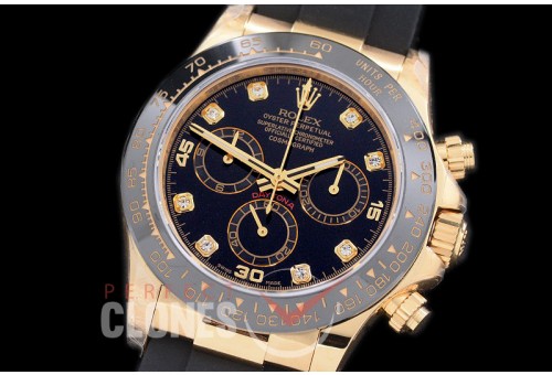 0 RLDF00512R JHF Daytona/Osyterflex 116518LN YG/CER/RU Black Diam A-7750/4130