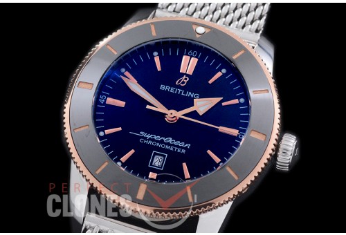 0 BLSF-H-112M Superocean Heritage Automatic SS/RG/ME Black A-2824 
