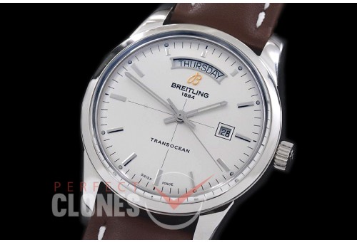 BLT43-051 Transocean DayDate Automatic SS/LE White Asian 2836